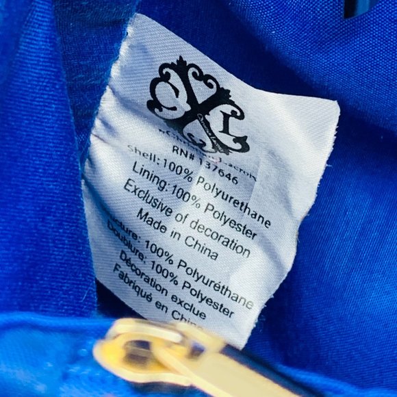 Christian Lacroix Purse Black & Gold Structured Top Handle Bag Vintage Style - Picture 5 of 10